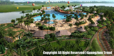 Safe Customized Theme Water Park Conceptual Design For Amusement Park