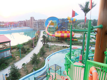 Waterpark Project, Outdoor Water Park Engineering Projects / Customized Water Slide