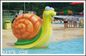 Snail Aqua Play Spray Water Park Equipments 1600mm*750mm For Kids Play