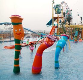 La aguamarina modificada para requisitos particulares del parque del espray del cartón de la carpa parquea el equipo para la diversión de los niños/de los niños