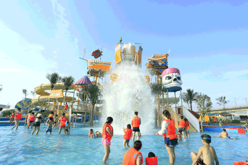 último caso de la compañía sobre Fujian Quanzhou Parque acuático feliz