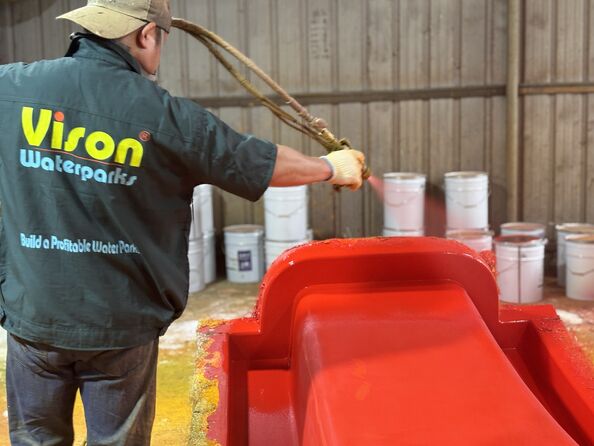 GUANGZHOU VISON INTERNATIONAL WATER PARK EQUIPMENT CO.,LTD línea de producción de fábrica