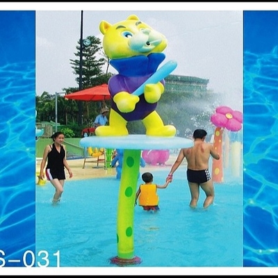 calidad  Customized Fiberglass Spray Park Equipment, Spray Cat Water Sprayground For Kids Adults Fábrica