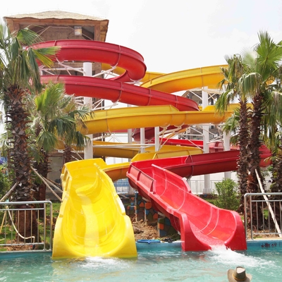 calidad  Fun Backyard Custom Water Pool Slides For Family , Amusement Park / Water Park Equipment Fábrica