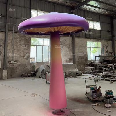 Calidad  Water Playground Equipment Fiberglass Aqua Play Spray Mushroom Suitable for Kids and Adults in Amusement Parks and Waterparks Fábrica