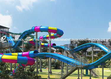 Waterslide adulto de la fibra de vidrio comercial en la aventura Waterpark