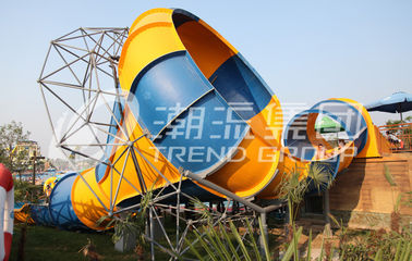 Diversión grande del parque de la aguamarina del parque del agua de la familia de los toboganes acuáticos de la fibra de vidrio