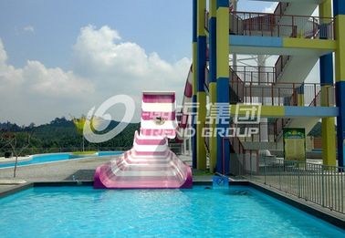 Diapositiva de encargo al aire libre de la aguamarina del bumerán del parque de atracciones de los toboganes acuáticos para 2 personas
