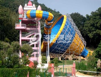 Los más nuevos toboganes acuáticos de la fibra de vidrio de la diversión del diseño para el parque del agua de la aventura en China