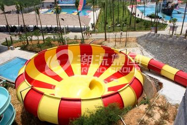 toboganes acuáticos gigantes del espacio de los toboganes acuáticos de la fibra de vidrio del parque de la aguamarina de la diversión de la plataforma del 16m
