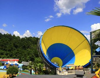 Los parques temáticos del agua de la aguamarina de FRP para el adulto/modificaron altura de la plataforma para requisitos particulares de la diapositiva el 16m del tornado