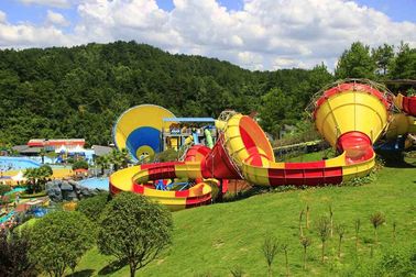 Resina grande azul de Ashland/DSM de los juegos del tobogán acuático del tornado para el parque del agua
