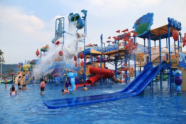 Equipo gigantesco del parque de atracciones de la casa del agua del patio de la aguamarina de la casa del agua