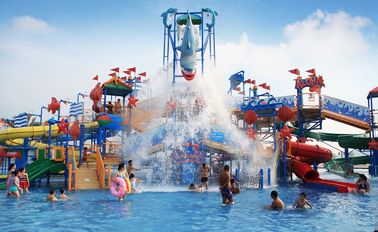 Equipo gigantesco del parque de atracciones de la casa del agua del patio de la aguamarina de la casa del agua