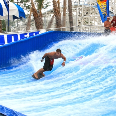 Tableros modificados para requisitos particulares del uso de la gente del doble del paseo del agua de Flowrider del color para el parque del agua