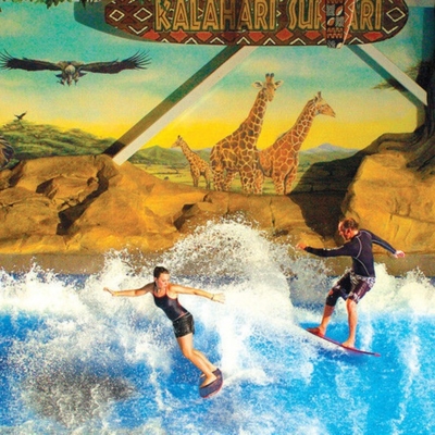 Juegos del deporte del parque de atracciones del agua que practican surf paseo del tablero del jinete del flujo del simulador