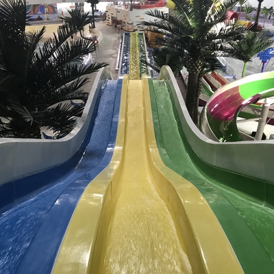 Proyecto personalizado de parque de toboganes acuáticos de piscina de fibra de vidrio en Astana, Kazajstán