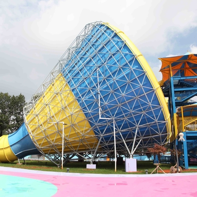 Altura adulta de la plataforma del tobogán acuático el 14.6m de la fibra de vidrio exterior colorida en parque temático