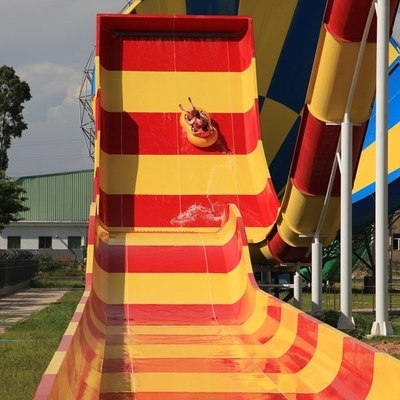 Parque al aire libre modificado para requisitos particulares gigante del agua de la diversión de los toboganes acuáticos de la fibra de vidrio del bumerán
