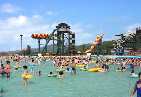 Equipo del parque de la aguamarina del vidrio de fibra, atracciones del parque del agua para el proyecto del hotel