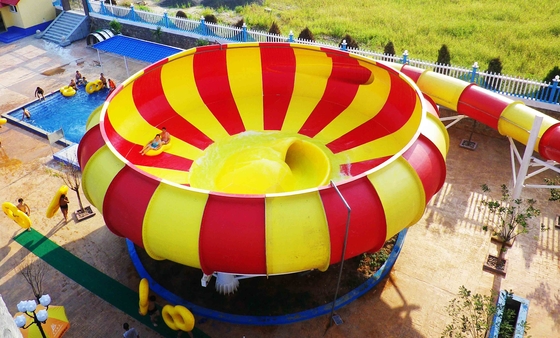 Super Bowl de Waterpark de la altura de los toboganes acuáticos el 19m de la fibra de vidrio de los juegos de la familia, espacio de los 32*53m para el parque del agua