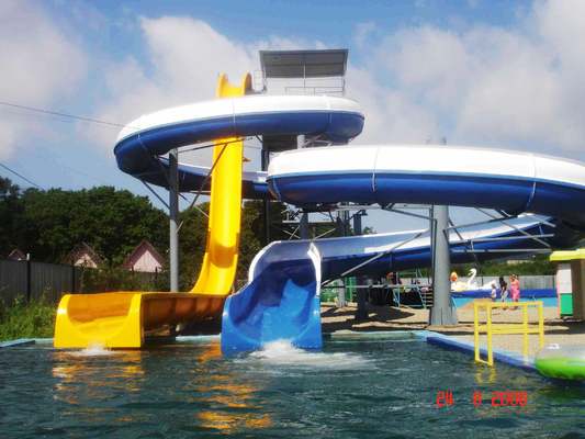 Hotel gigante local de los toboganes acuáticos de encargo del parque del agua para las vacaciones