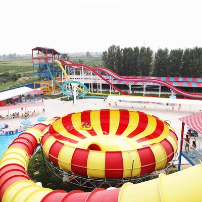 La aguamarina gigante de la diversión de la plataforma parquea los toboganes acuáticos/el equipo de encargo del patio del agua