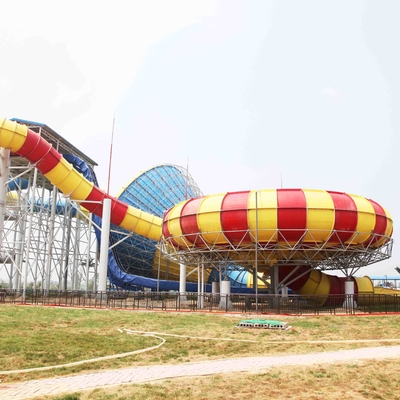 Toboganes acuáticos de alta velocidad de la fibra de vidrio para la diversión Waterpark de la aventura