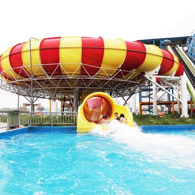 Los toboganes acuáticos del parque de la aguamarina de la fibra de vidrio con el cuenco montan el código 95069900 del HS