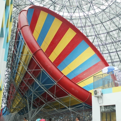 La piscina de agua comercial de la fibra de vidrio resbala/tobogán acuático medio del tornado para el parque del agua