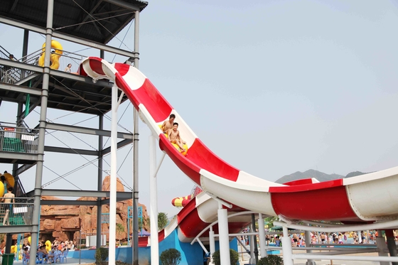 La aguamarina grande parquea la resina emocionante de Ashland/DSM de los Waterslides de la piscina del equipo