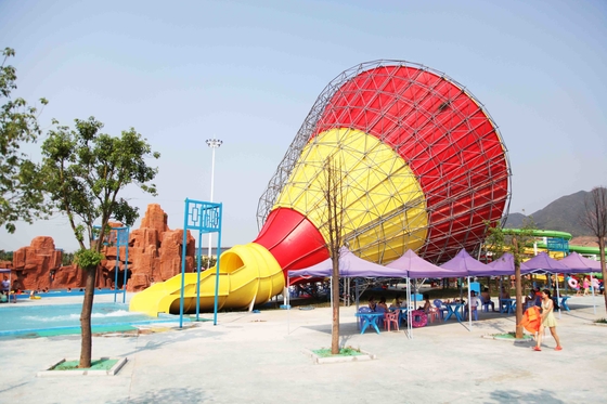 Personas de la altura 4 de los toboganes acuáticos el 16m de la fibra de vidrio/espacio adultos del tiempo los 42*60m para el parque del agua