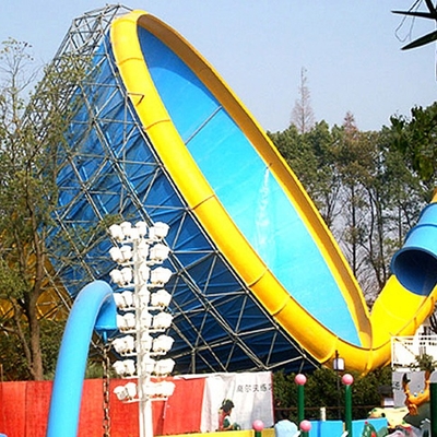 La piscina de agua de la fibra de vidrio del tornado resbala para el adulto, diapositivas de la piscina