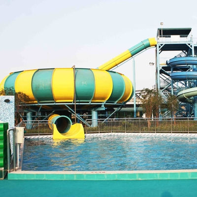 Super Bowl de Waterpark de la altura de los toboganes acuáticos el 19m de la fibra de vidrio de los juegos de la familia, espacio de los 32*53m para el parque del agua