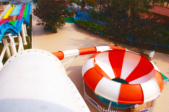 Equipos del parque del agua de la fibra de vidrio del tobogán acuático del cuenco del espacio para el parque de la aguamarina de los adultos