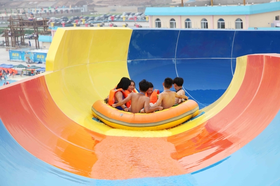 El equipo galvanizado del parque de la aguamarina del acero de carbono de la rabieta resbala para el parque del agua de la aventura