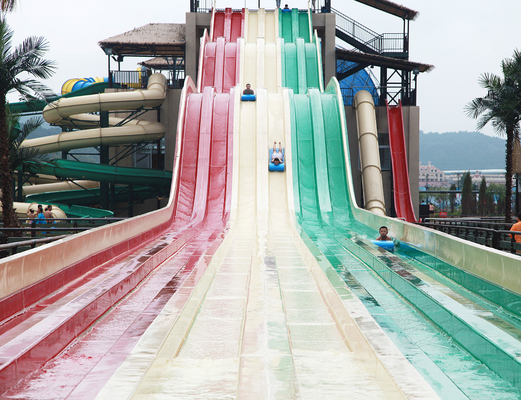 Toboganes acuáticos de encargo del arco iris de Waterpark para el juego del agua de la familia