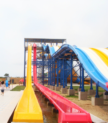 Equipo libre al aire libre del tobogán acuático de la caída del vidrio de fibra del parque de atracciones para el parque del agua de Outdor