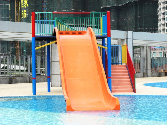 Diapositiva de la piscina de la fibra de vidrio de los toboganes acuáticos de los niños de la diversión para el equipo al aire libre del parque del agua