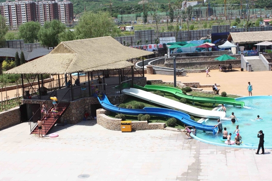 Juegos modificados para requisitos particulares del parque de atracciones de los toboganes acuáticos de los niños con la ayuda de acero galvanizada