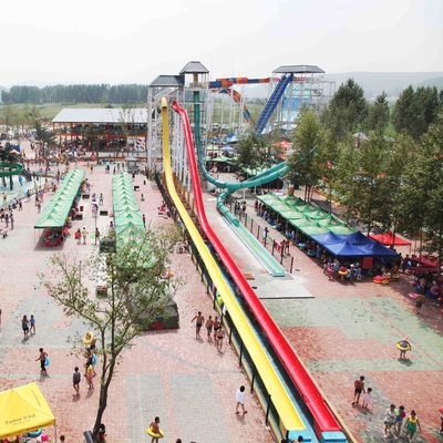 La instalación común del parque de la aguamarina de los toboganes acuáticos de encargo de alta velocidad de la diapositiva de Oragne