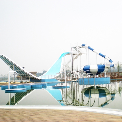 La piscina de la fibra de vidrio de la diapositiva de la onda del oscilación desliza altura del equipo el 11m del parque de atracciones