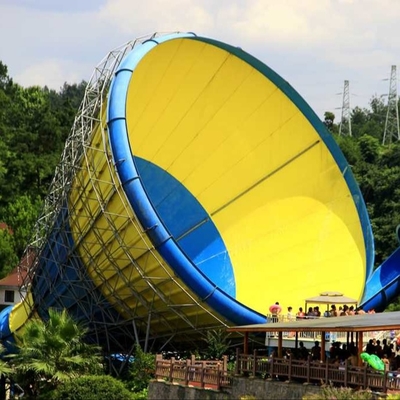 Resina grande atractiva de Ashland/DSM de los juegos del tobogán acuático del tornado para el parque del agua