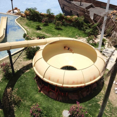 Toboganes acuáticos de la fibra de vidrio del parque de la aguamarina/diapositiva emocionantes modificados para requisitos particulares del cuerpo para la diversión del agua