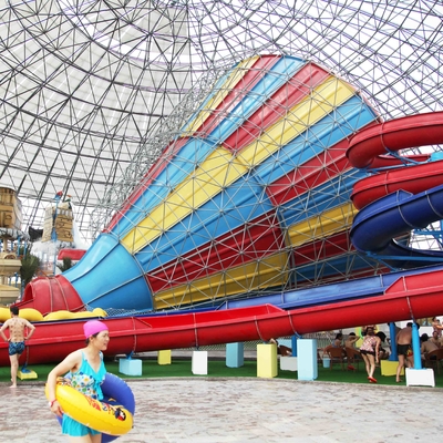 Altura estupenda de la plataforma del tobogán acuático el 14.6m del tornado de la diapositiva de la piscina de la fibra de vidrio