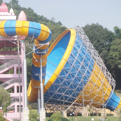La aguamarina parquea productos/la altura estupenda de la plataforma de los toboganes acuáticos el 14.6m de la fibra de vidrio del tornado para el parque temático del agua