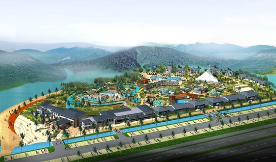 Diseño conceptual del parque del agua de la diversión/equipo de diseño profesional para el parque del agua