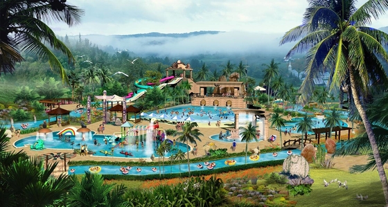 Diseño conceptual del parque del agua de la diversión/equipo de diseño profesional para el parque del agua