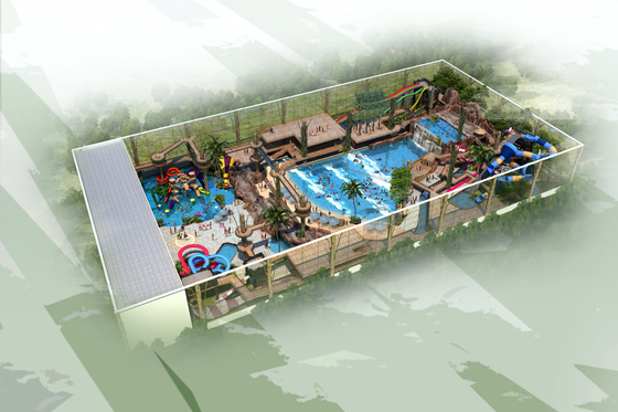 El diseño conceptual del parque del agua/el parque modificado para requisitos particulares del agua/las construcciones profesionales del parque del agua combinan