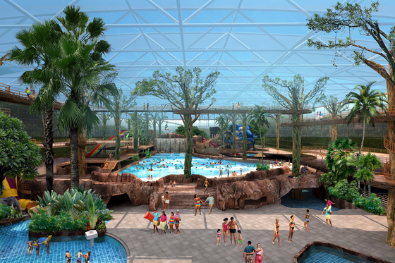 El diseño conceptual del parque del agua/el parque modificado para requisitos particulares del agua/las construcciones profesionales del parque del agua combinan